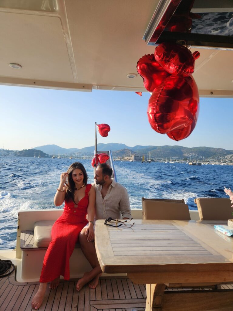 Marry Me Proposal on a Luxury Yacht in Bodrum