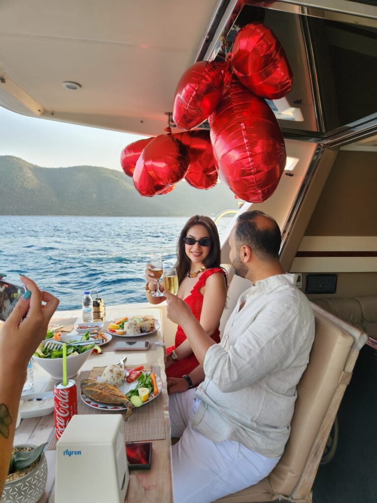 Marry Me Proposal on a Luxury Yacht in Bodrum